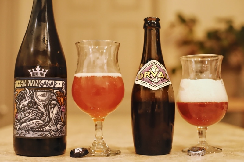 Dégustation simultanée (Ginnungagap - Orval)