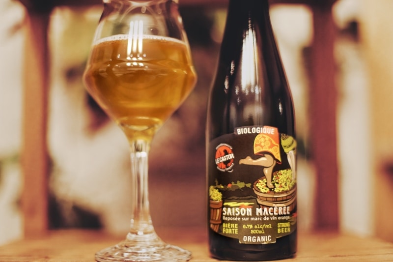 Saison Macérée (marc de vin orange)